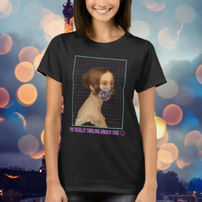 T-shirt Je souris complètement sous ceci (Créateur téléchargé)