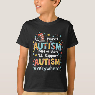 T-shirt Je soutiendrai la sensibilisation à l'autisme part
