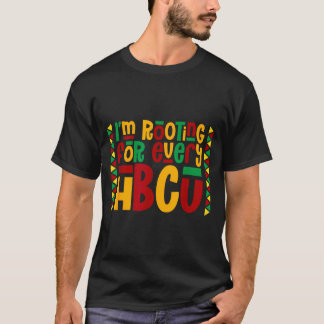 T-shirt Je soutiens chaque collège noir historique Hbcu