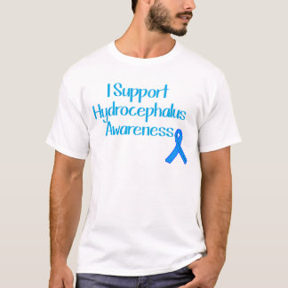 T-shirt Je soutiens la conscience de hydrocéphalie