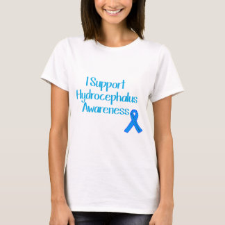 T-shirt Je soutiens la conscience de hydrocéphalie