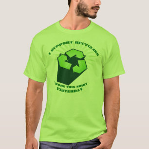 T-shirt Je soutiens la réutilisation