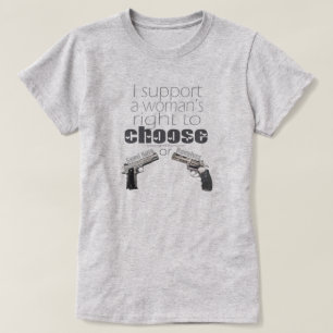 T-shirt Je soutiens le droit d'une femme de choisir le