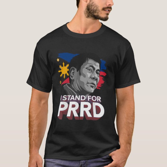 T-shirt Je soutiens le partisan du PRRD Digong Duterte Phi (Devant)