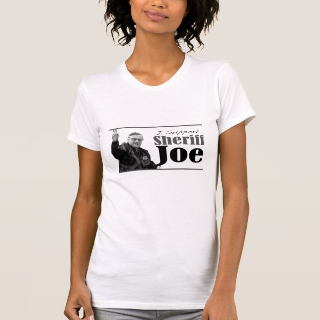 T-shirt Je soutiens le shérif Joe - pièce en t légère (Devant)