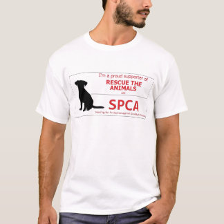 T-shirt "Je soutiens le SPCA… "