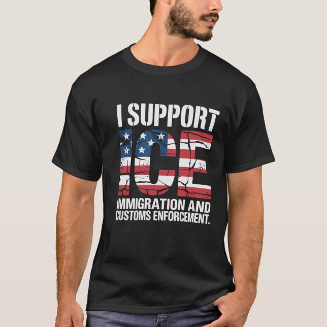 T-shirt Je soutiens les glaces (Devant)