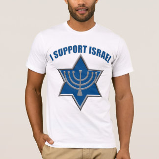 T-shirt Je soutiens l'Israël