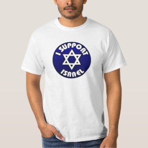 T-shirt Je soutiens l'Israël - מגןדוד d'étoile de David