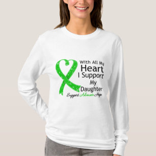 T-shirt Je soutiens ma fille de tout mon coeur