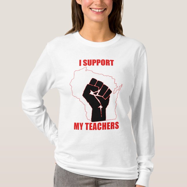 T-shirt Je soutiens mes professeurs (Devant)