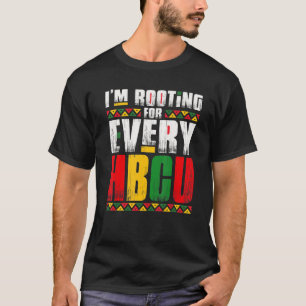 T-shirt Je soutiens pour chaque HBCU Black History Mois Pr