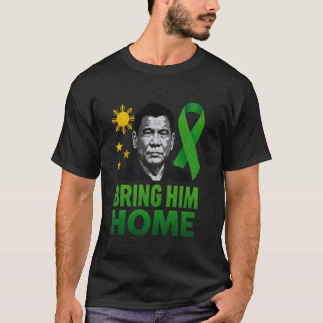 T-shirt Je soutiens PRRD Papa Digong Duterte (Devant)