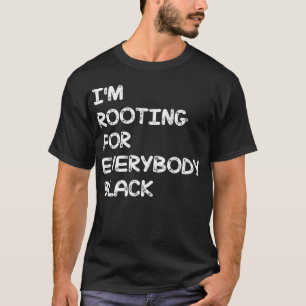 T-shirt je soutiens tout le monde noir