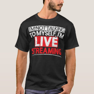 T-shirt JE Stream en direct Chaîne de jeux en ligne