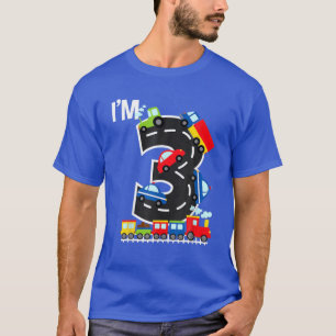 T-shirt Je suis 3 Anniversaire Garçon 3ème Anniversaire