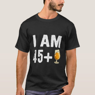 T-shirt Je Suis 45 Plus 1 Amusant 46 Ans 46E Anniversaire
