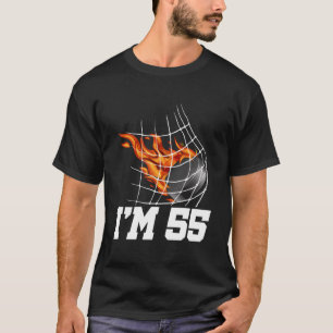 T-shirt JE SUIS 56 Filet de but de hockey sur glace Sports