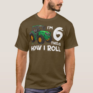 T-shirt Je suis 6ème C'est comment je roule ferme tracteur