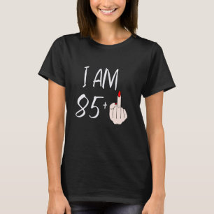 T-shirt Je Suis 85 Plus 1 Doigt Moyen Pour Un 85E Annivers