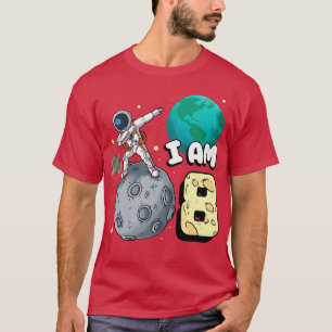 T-shirt Je suis 8 astronaute spatiale Kid Moon Walker 8e a