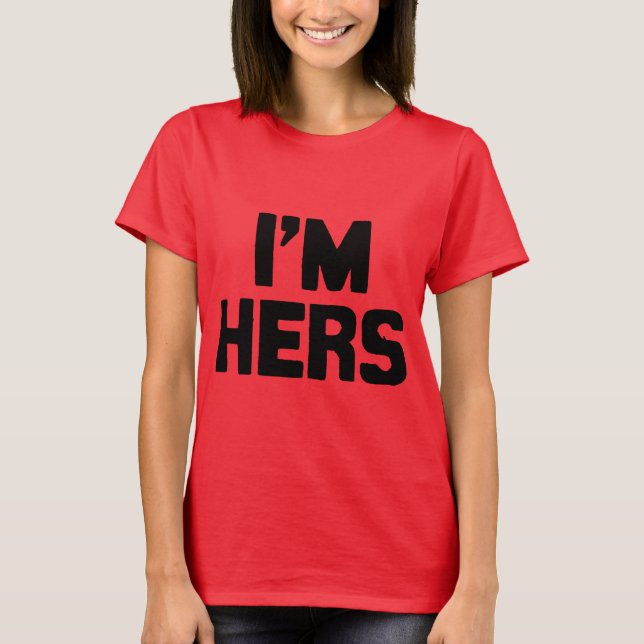 T-SHIRT JE SUIS À ELLE (Devant)