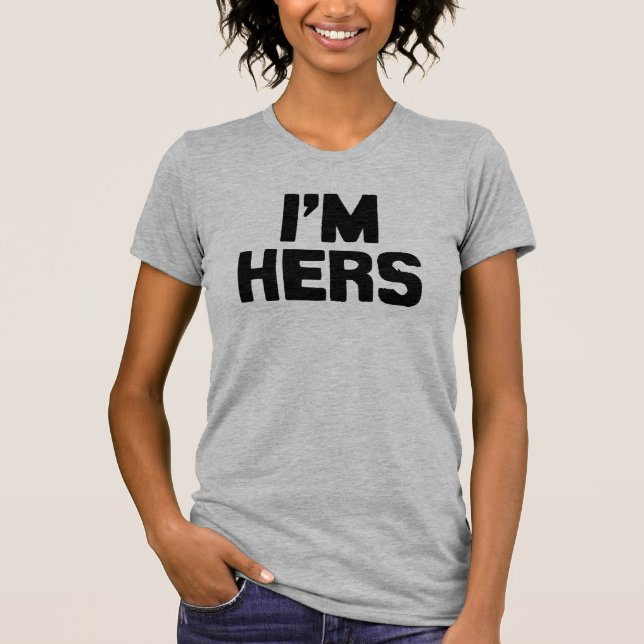 T-SHIRT JE SUIS À ELLE (Devant)