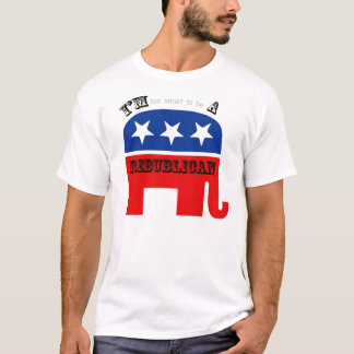 T-shirt Je suis (à futé à être) un républicain