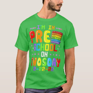 T-shirt Je suis à l'école maternelle le mardi 22 février