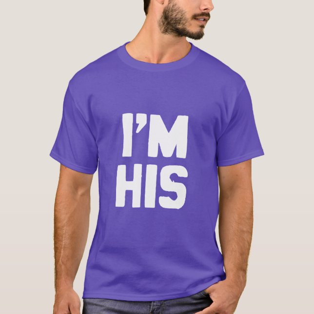 T-SHIRT JE SUIS À LUI (Devant)