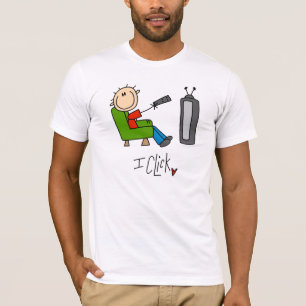 T-shirt Je suis accro à la télé
