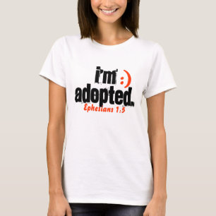 T-shirt Je suis adopté 1:5 d'Ephesians - customisé