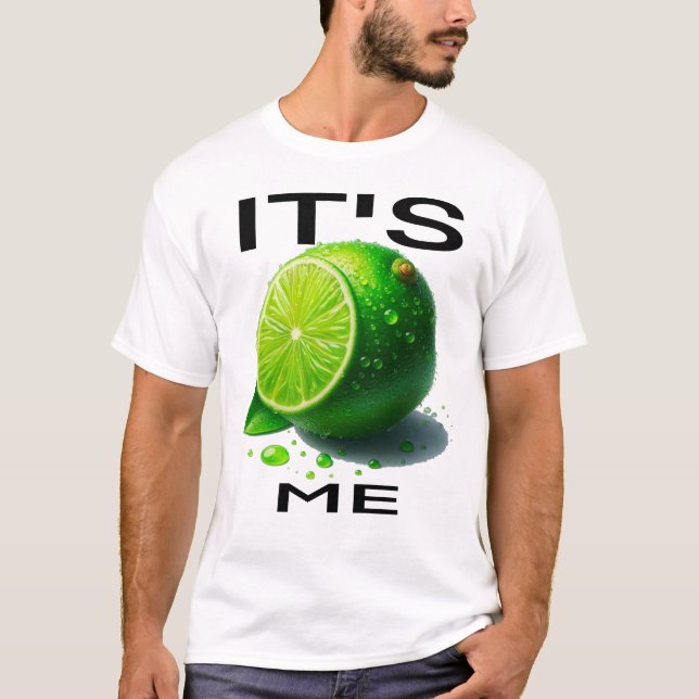 T-shirt je suis aigre comme la chaux ou le citron (Devant)