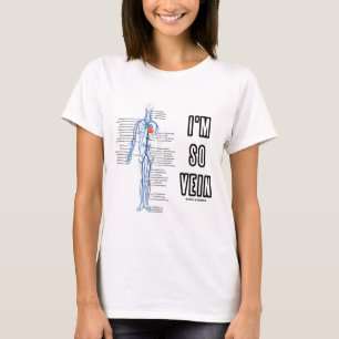 T-shirt Je suis ainsi veine (vaine/l'humour appareil