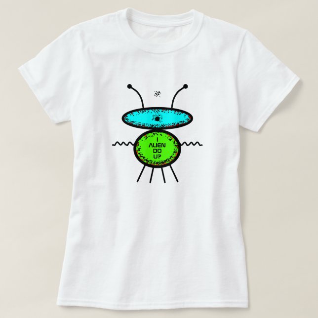 T-shirt Je suis alien, n'est-ce pas ? Rencontrez Bernard ( (Design devant)