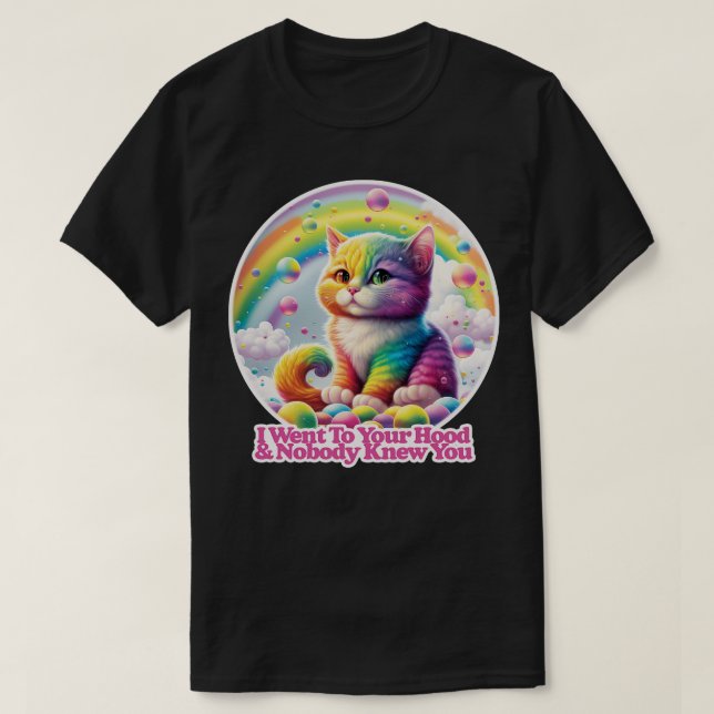 T-shirt Je Suis Allé Dans Votre Trou Personne Ne Vous Conn (Design devant)