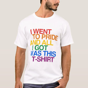 T-SHIRT JE SUIS ALLÉ ME GLORIFIER ET TOUS I G