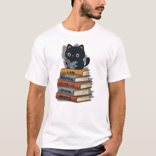 T-shirt Je suis allergique aux gens stupides Ccc