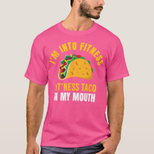 T-shirt JE Suis Amateur De Fitness Taco Dans Ma Bouche Amo