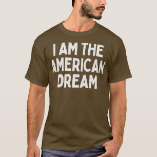 T-shirt Je Suis American Dream Retro Faded Style Design 1