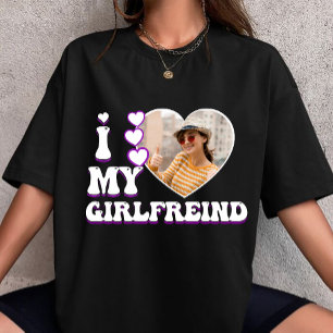 T-shirt je suis amoureux de ma petite amie personnalisé vo