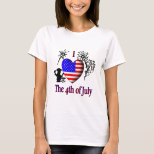 T-shirt Je suis amoureux du 4 juillet