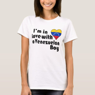 T-shirt Je suis amoureux d'un garçon vénézuélien