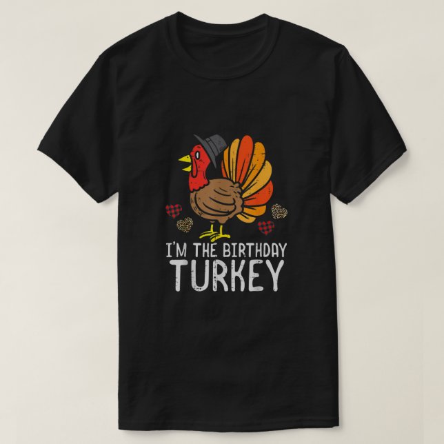 T-shirt Je suis Anniversaire Turquie Drôle Bon thanksgivin (Design devant)