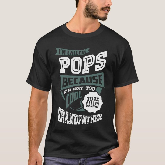 T-shirt Je suis appelé Pops (Devant)