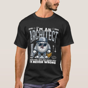 T-shirt Je suis architecte