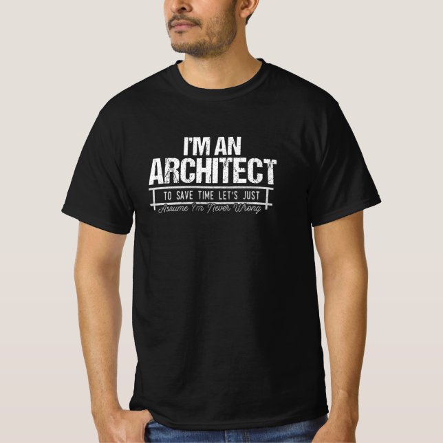 T-shirt Je Suis Architecte (Devant)