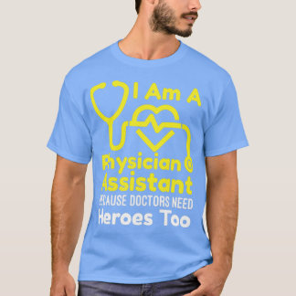 T-shirt Je Suis Assistante Médecine Parce Que Les Médecins