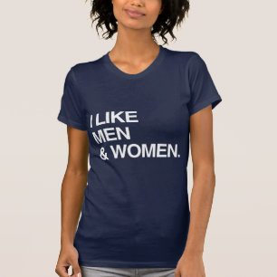 T-SHIRT JE SUIS ATTIRÉ PAR LES HOMMES ET LES FEMMES