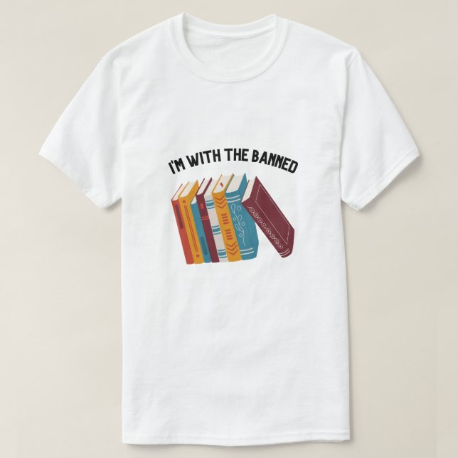 T-shirt Je suis avec Banned (Design devant)